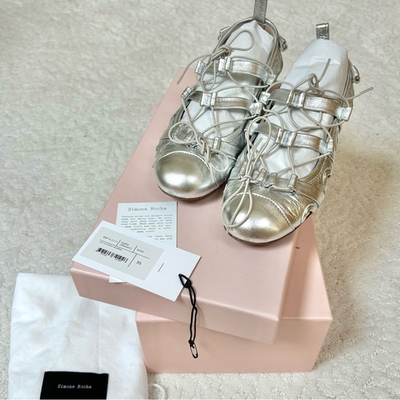 Simone Rocha | Shoes | Simone Rocha Sporty Laceup Ballerina Flats ...